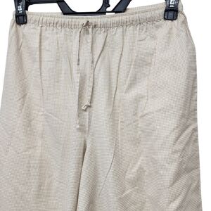 Victoria's Secret Cream Check‎ Pajama Pants Size Xs